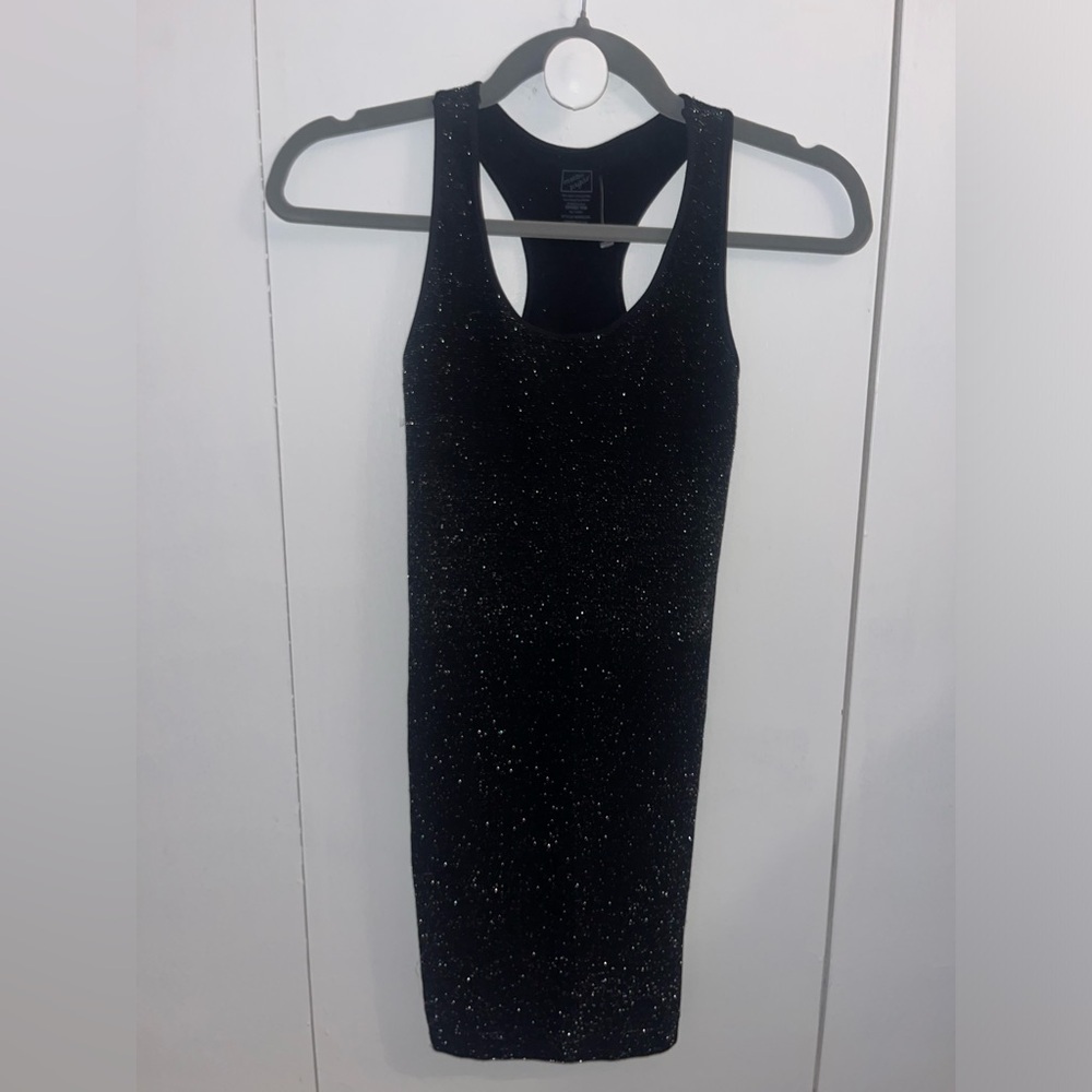 Malibu Sugar Girls Youth Preteen Body Con black sparkly Dress Brand New​